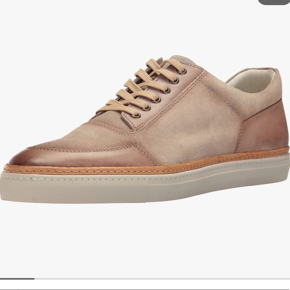 Kenneth Cole Shoes | Kenneth Cole Tan Suede Leather Mens Lace Up Sneakers Tennis Athletic Shoes 11.5 | Color: Brown/Tan | Size: 11.5 | Heysunnygirl's